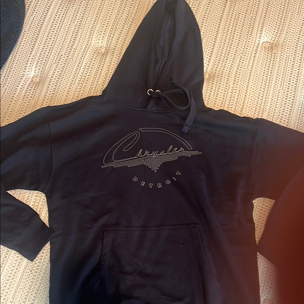 Chrysler Black Hoodie for Men